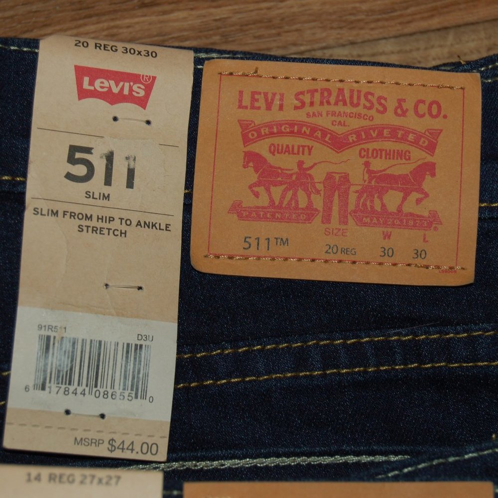 Levi's Big Boys 511 Slim Fit Jeans - Picture 5 of 8